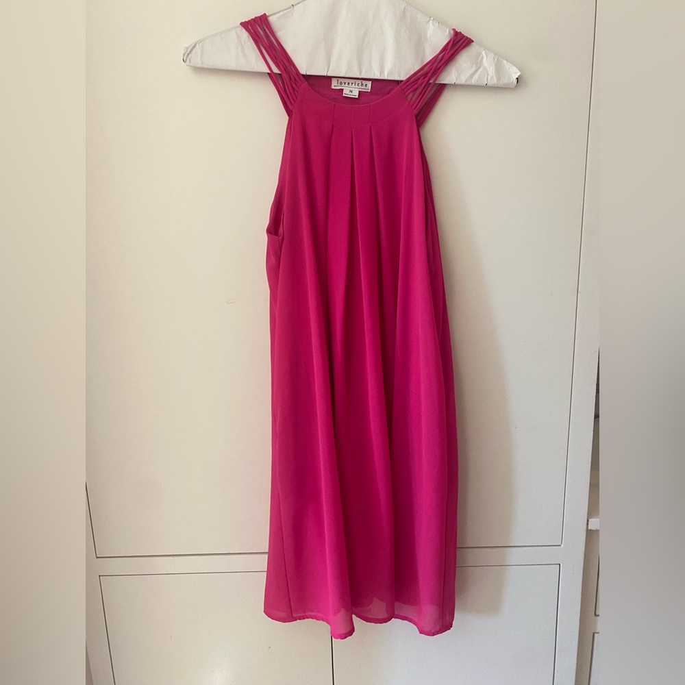 Hot pink dress